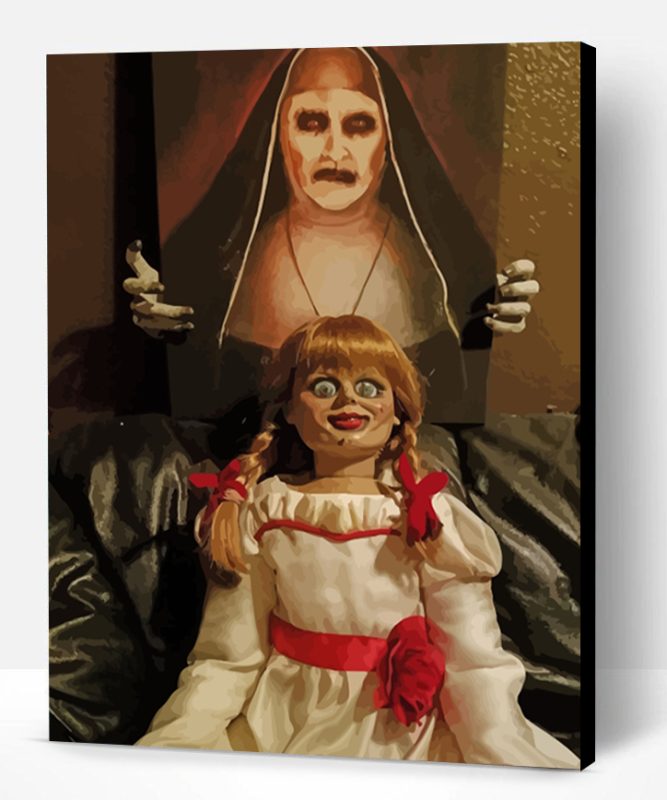 Creepy Annabelle Doll Paint By Number
