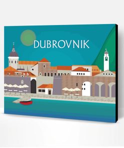 Croatia Dubrovnik Paint By Number