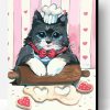 Cute Cat Cooking Paint By Number
