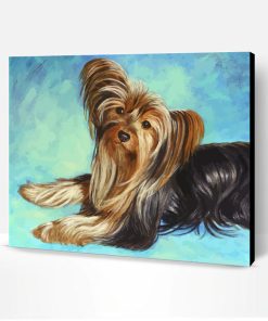 Cute Yorkshire Terrier Dog Paint By Number
