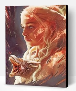 Daenerys Targaryen Mother Of Dragons Paint By Number