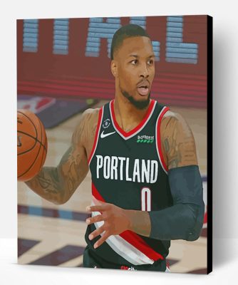 Damian Lillard Paint By Number