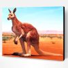 Desert Kangaroo Paint By Number