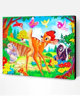 Disney Bambi And Her Friends Paint By Number