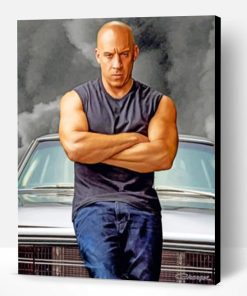 Dominic Toretto Paint By Number