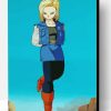 Dragon Ball Z Android 18 Paint By Number