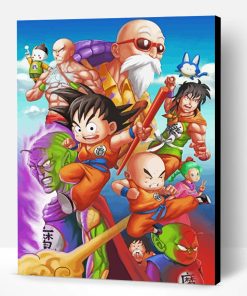 Dragon Ball Z Characters Paint By Number