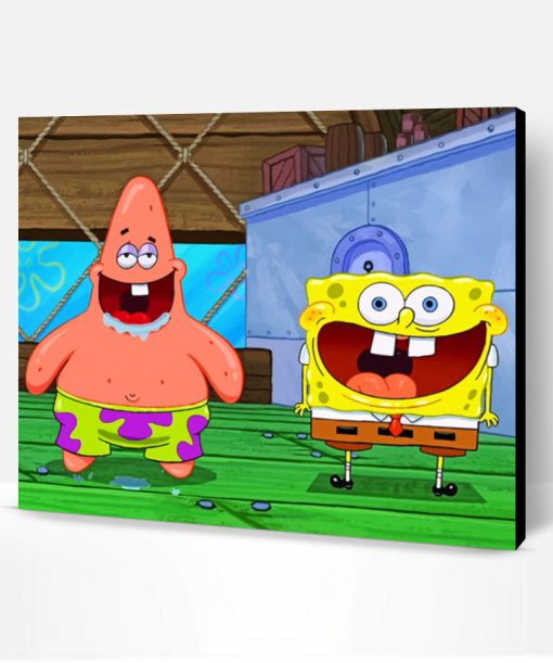 Sponge Bob And Patrick Star Paint By Number