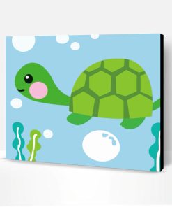 Easy Little Turtle Paint By Number