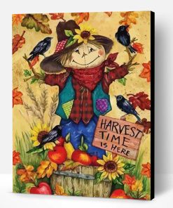 Farm Scarecrow Paint By Number