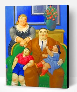 Fernand Botero Family Paint By Number