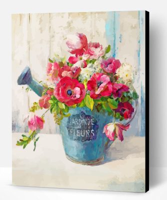 Flowers Vase Paint By Number