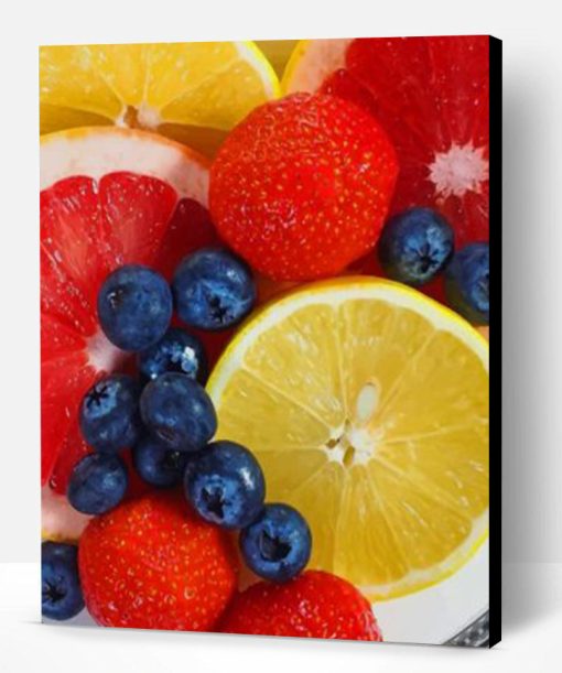 Fresh Fruits Paint By Number