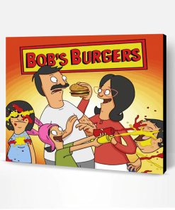Funny Boobs Burgers Family Paint By Number
