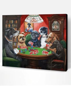 Gambling Dogs Paint By Number