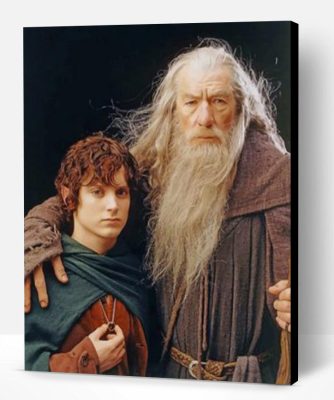 Gandalf And Frodo Paint By Number