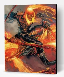 Ghost Rider Marvel Art Paint By Number