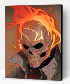 Ghost Rider Paint By Number