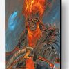 Ghost Rider Skull Paint By Number
