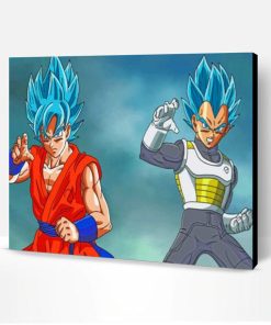 Goku And Vegeta Paint By Number