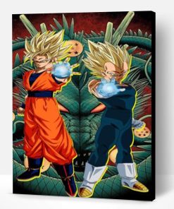 Gohan And Vegeta Dragon Ball Paint By Number