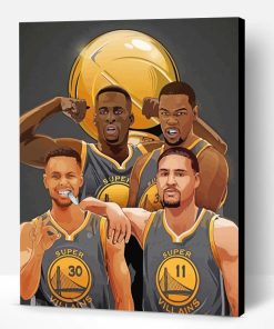 Golden State Warriors Players Paint By Number