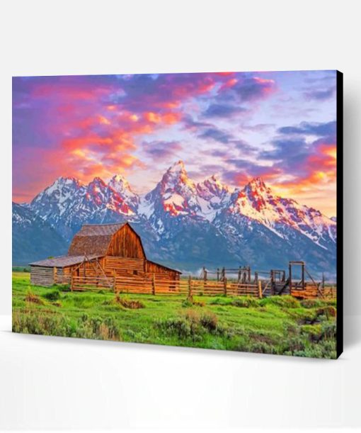 Grand Teton National Park Jackson Hole Paint By Number