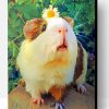 Guinea Pig And Flower Paint By Number