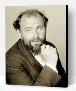 Gustav Klimt Black And White Paint By Number
