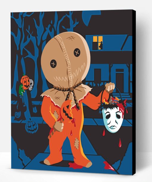 Halloween Trick r Treat Paint By Number