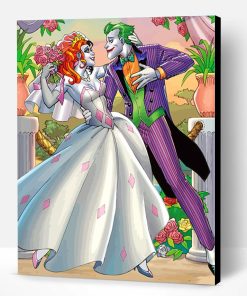 Harley Quinn And Joker Wedding Paint By Number