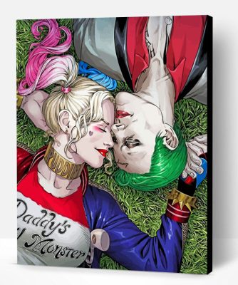 Harley Quinn And Joker Paint By Number