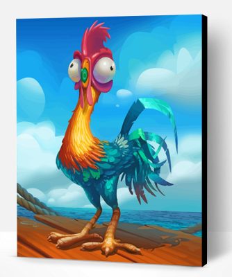 Hei Hei Rooster Paint By Number