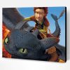 Hiccup On Dragon Paint By Number
