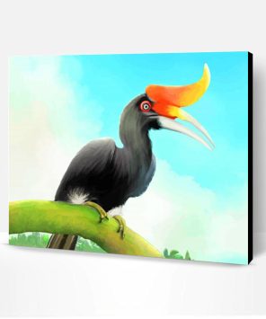 Hornbill Bird Paint By Number
