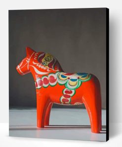 Dala Horse Paint By Number