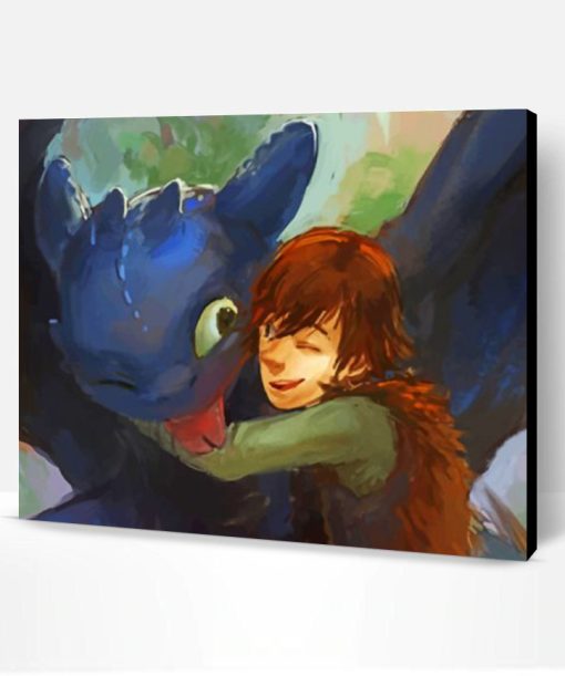 Hiccup How To Train Your Dragon Paint By Number