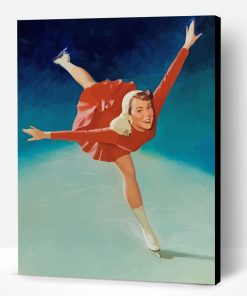 Ice Skater Girl Paint By Number