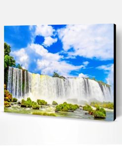 Iguazu Falls In South America Paint By Number