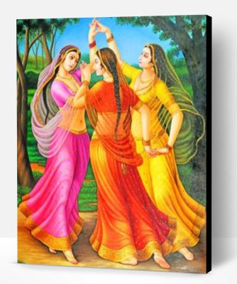 Indian Ladies Paint By Number