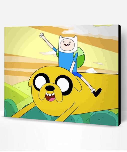 Jack The Dog And Finn The Human Paint By Number