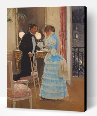 Jean Beraud La Conversation Paint By Number