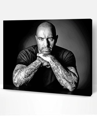 Monochrome Joe Rogan Paint By Number