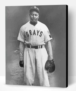 Josh Gibson Baseball Player Paint By Number