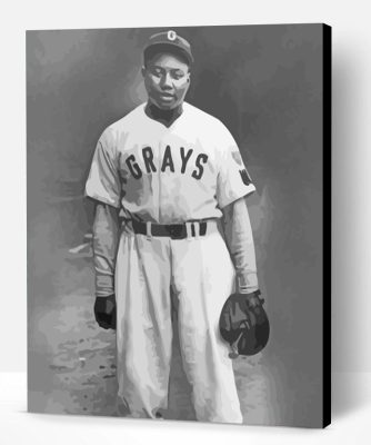 Josh Gibson Baseball Player Paint By Number