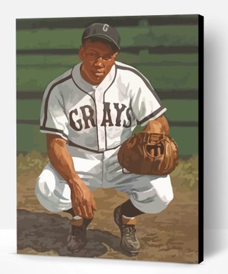 Josh Gibson Negro Paint By Number