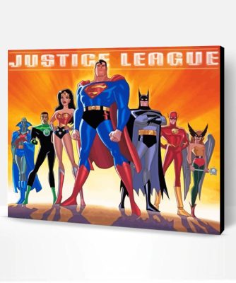 Justice League Paint By Number