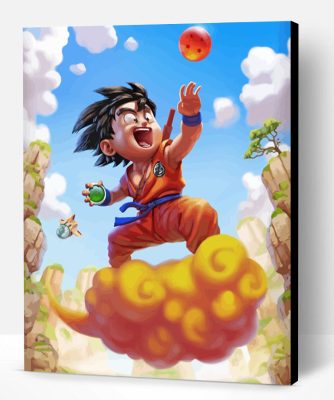 Kid Goku Dragon Ball Paint By Number