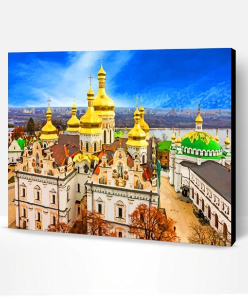 Kiev Pechersk Lavra Ukraine Paint By Number