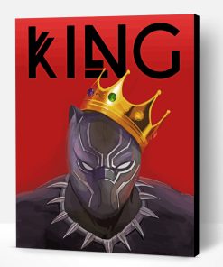King Black Panther Paint By Number